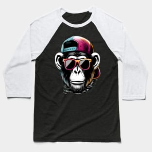Cool Monkey Baseball T-Shirt